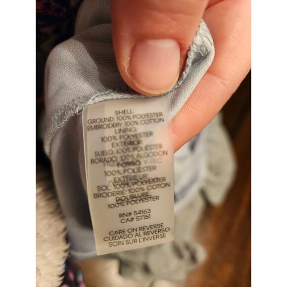 Calvin Klein Summer Eyelet Midi Dress Sage Green Lined Size 8 - Picture 8 of 12